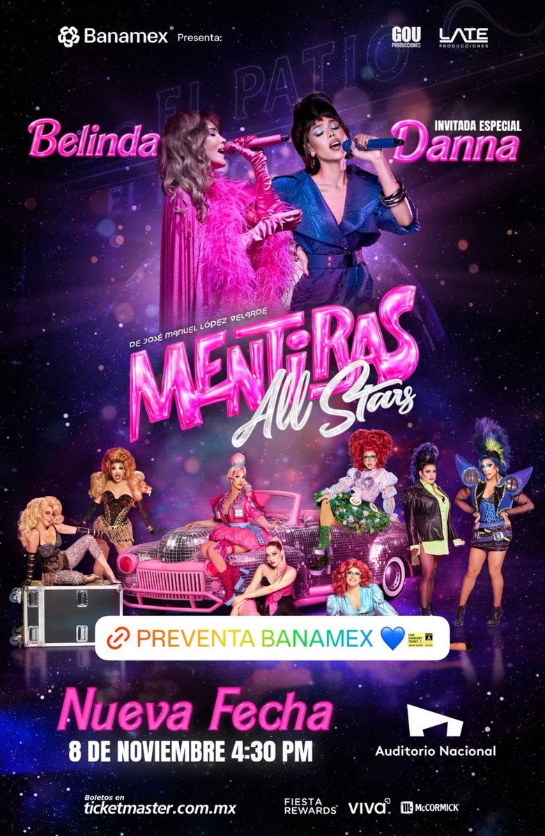 izrrahelito's tweet photo. ¿Será que el chisme de Mariana Treviño en Mentiras All Stars es cierto?

Hace unos días sí aparecía en el cartel de la nueva fecha en CDMX y, después de la presentación en LA, la quitaron… 🤔🤔🤔 https://t.co/pVm7awhBkY
