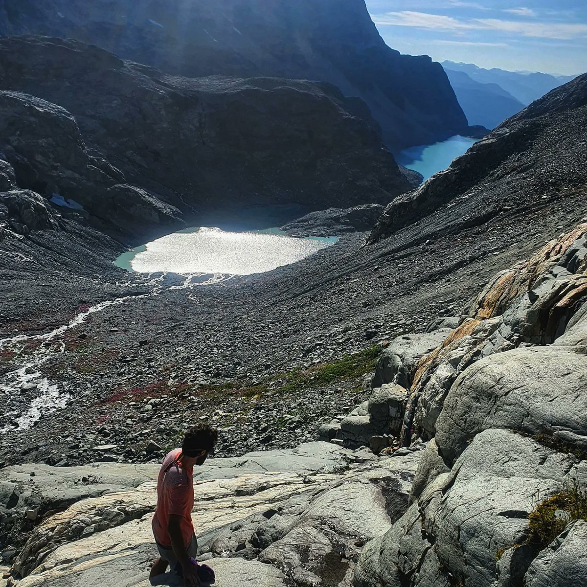 MuhammetKurga's tweet photo. WEDGEMONT Glacier lake near Whistler! Wild camping And an intense hike with my older brother! This is so nice to come back finally to Canada and experience moments like these with family! Lots more adventures to come! https://t.co/Yv5MwYLvRF