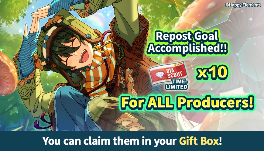enstarsmusic_EN's tweet photo. ❤️Thank you for supporting us!

You can now claim 10 DIA Scout Tickets(time-limited)  in your Gift Box!

Meanwhile, for producers who have won other rewards, we will contact you on X within 5 working days! https://t.co/yj38itqiQ9