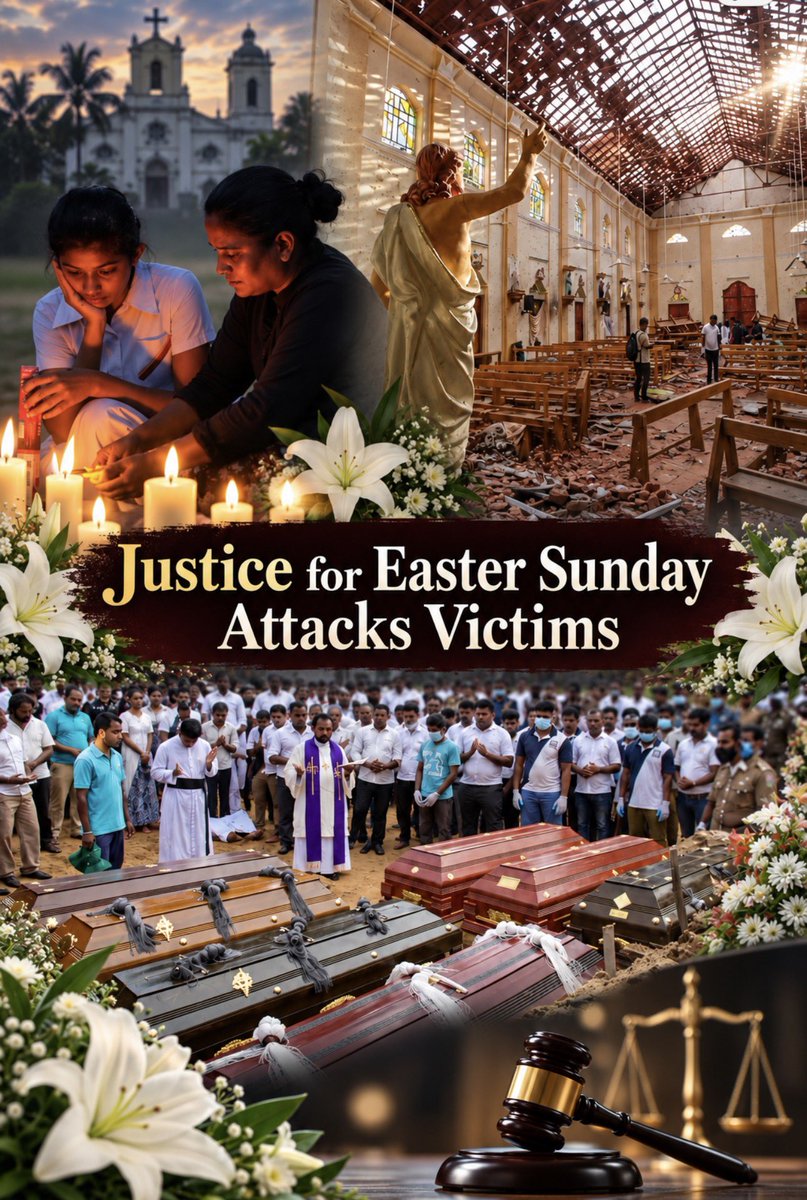 SriLankaTweet's tweet photo. A crucial day in Sri Lanka’s history 🇱🇰

The Colombo High Court is scheduled to deliver its verdict today in the main case over the 2019 Easter Sunday attacks, more than seven years after the bombings.

More https://t.co/TPTa5jZDfB https://t.co/wd7A4wD5w7
