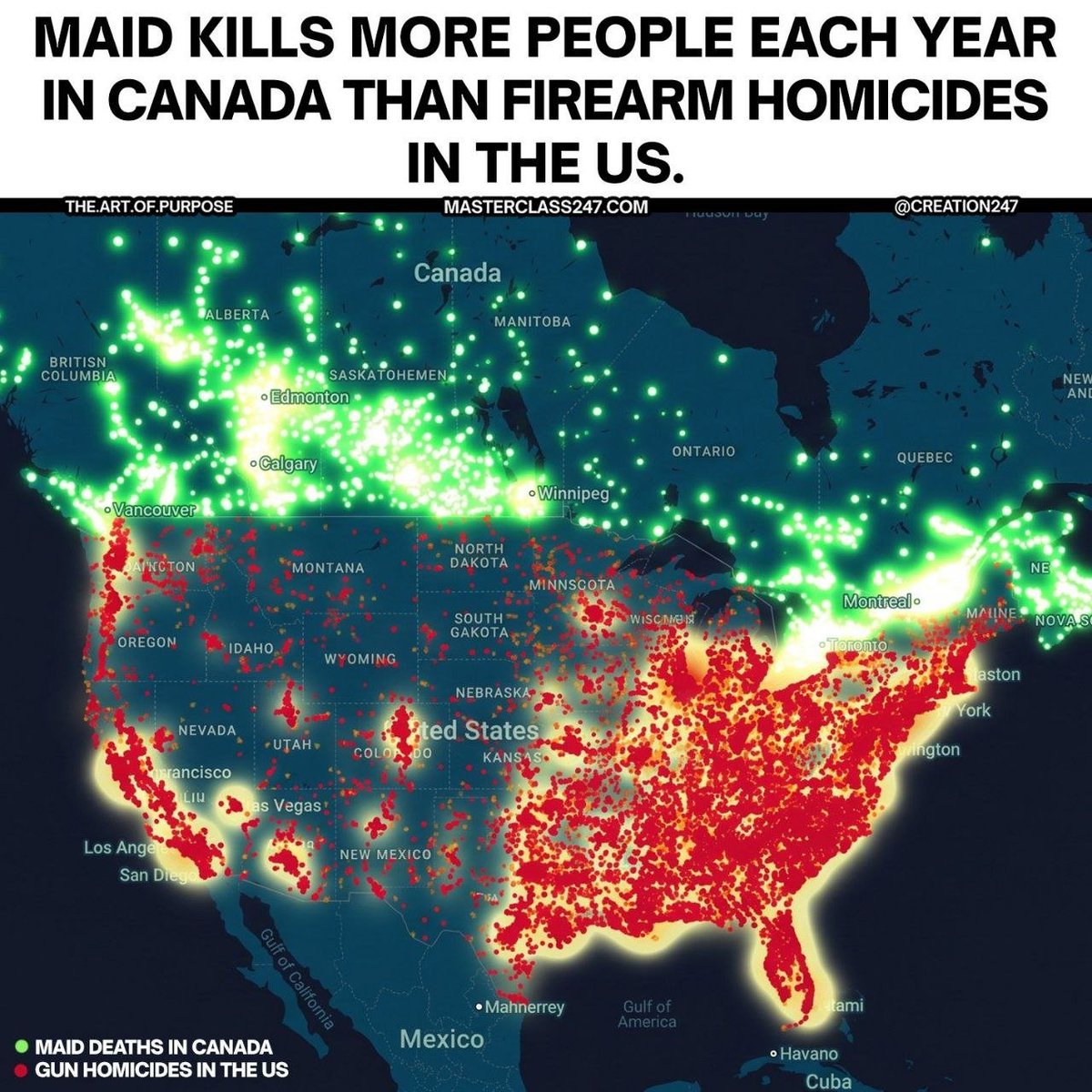 Lebanon_John's tweet photo. Meanwhile, assisted suicide in Canada kills more people than guns do in America😳😳😳

🇨🇦 Deaths from assisted dying: 16499
🇺🇸 Deaths from firearm homicaide: 15364 https://t.co/pmRaBgaq6h