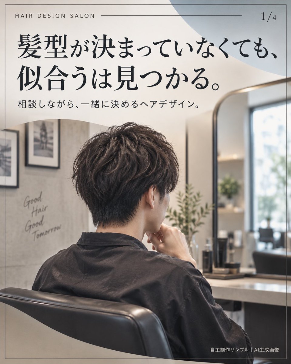 labo_kunkara's tweet photo. 店舗向けSNS画像を制作しています🧪
美容室・飲食店・美容化粧品・コスメなど、実体験をヒントにした広告を掲載中。

現在、初月無料モニターを募集中！
4枚投稿×月2本を制作します。
ご相談はDMへ📩

#ブルバ
#ブルバ100
#SNS運用 #広告デザイン https://t.co/BMgm024dpV
