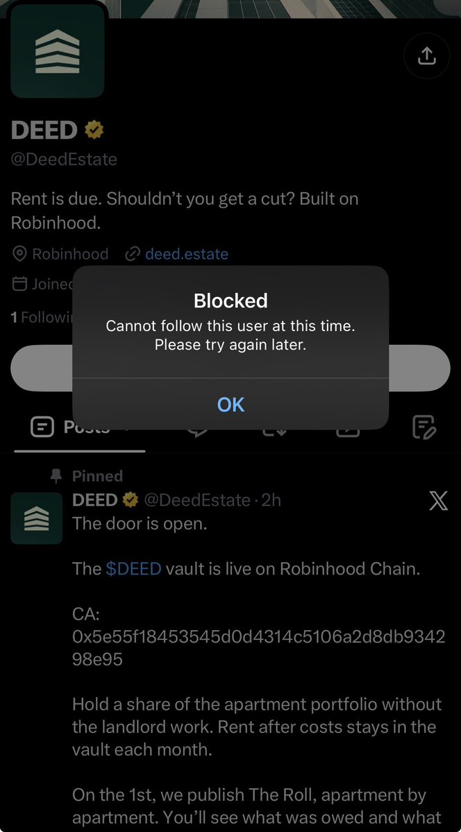 SRJ_Crypto's tweet photo. Makes sense. Don’t trust this project ⚠️ $DEED https://t.co/iKJjdYWpq9
