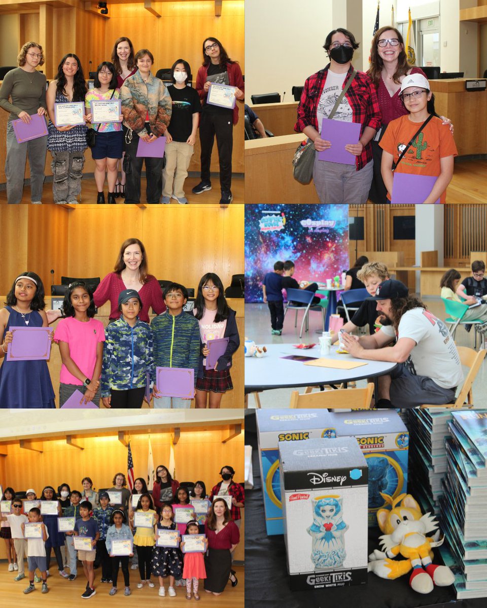 sanjoselibrary's tweet photo. Over 400 people joined us on Saturday for our 2026 Graphic Novel Making Contest Awards Ceremony. π
Thank you to all those who attended. View more pictures here: https://t.co/xA3VOs6nz9
#GraphicNovels #RightToLibrary https://t.co/hi1U3r9O1b