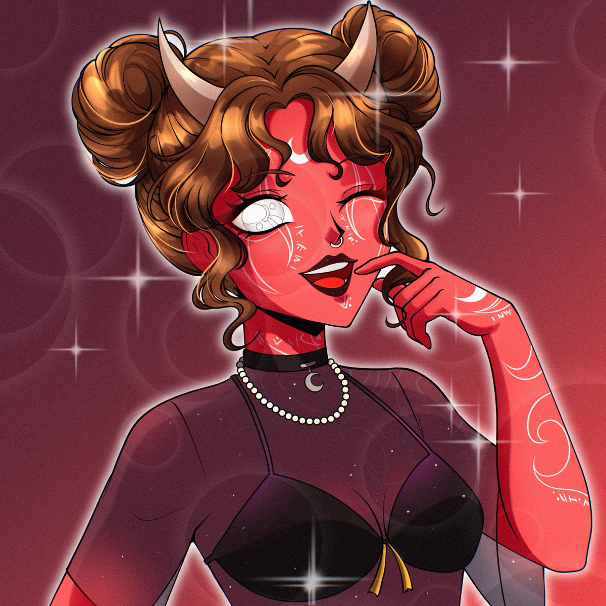 gobochii's tweet photo. I'm obsessed with this right now! Thank you!! ✨ @therealmaria13  you're so sweet! >.< 💚

#VgenComm #artmoots #Vtuberㅤ https://t.co/DZQKhelKWC