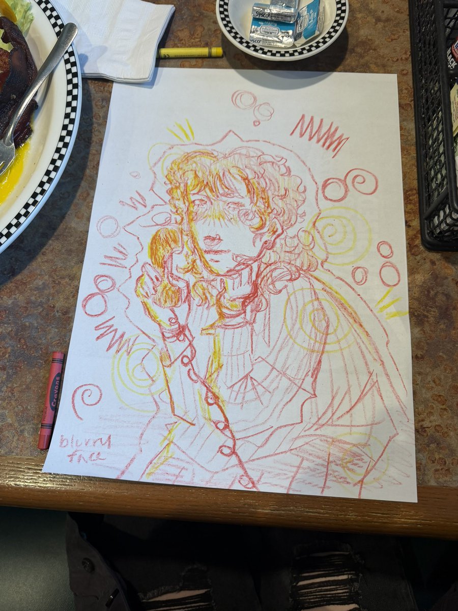 torturedbearer's tweet photo. who are you ✈️✈️✈️ #art #traditionalart #crayons https://t.co/yJuGUa7UVb