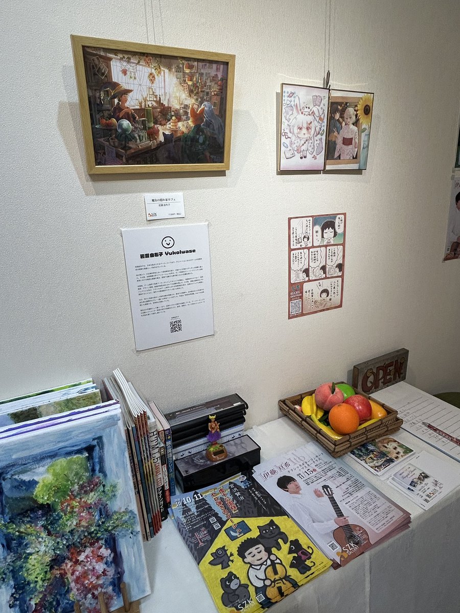 szk_gallery's tweet photo. こんにちは。ようやく陽射しが戻ってきました。岩瀬さんとしそさんの二人展ももう残り２日間です。どうぞお見逃しなく！ https://t.co/3zLdaLgnRd