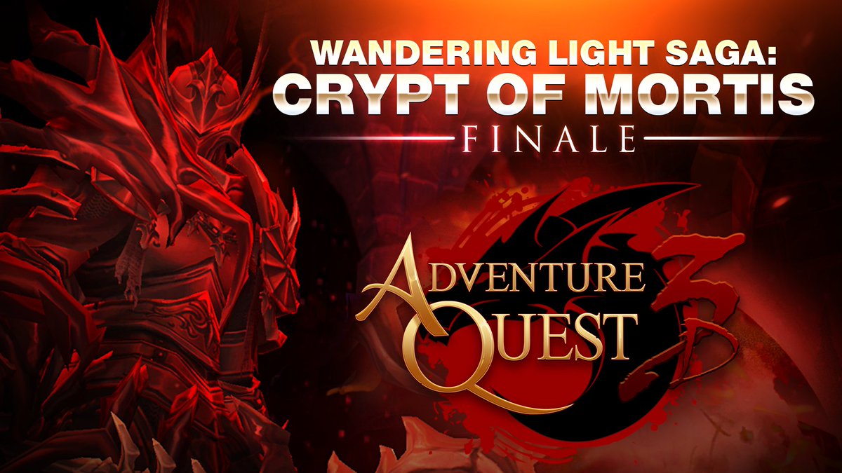 Clarion_AE's tweet photo. Did you play the finale of our newest saga, the Crypt of Mortis? The story version of the finale should be good preparation for when the challenge fight comes out :)  #AQ3D https://t.co/xkQmoWbKk6