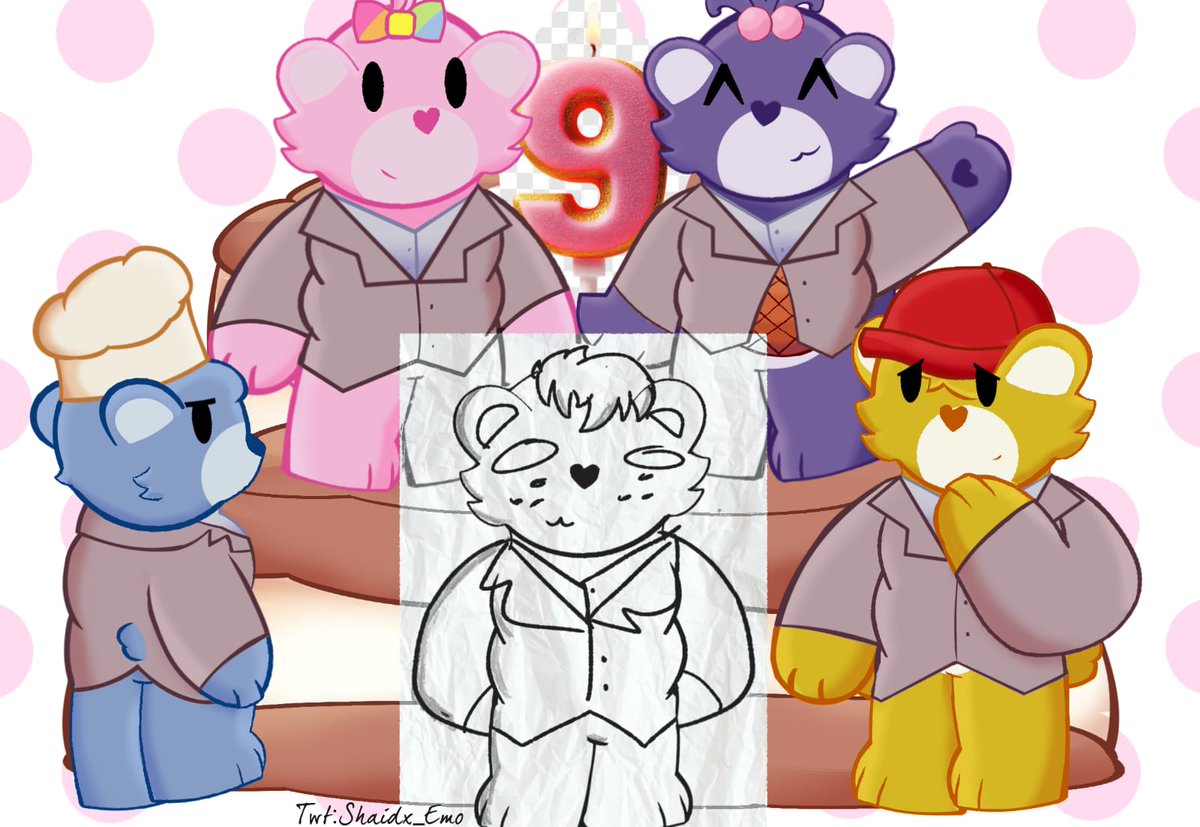 Shaidx_Emo's tweet photo. Tomen este dibujo como dibujo de los 19 años de AICAL/AEQM atrasados si lo desean,nomas ponganle 10 años al de Ddlc jsjsj.
PD:Waos cumplo el mismo día que Monika.
#caretwt #carebears #ddlc #dokidokiliteratuleclub https://t.co/nV6AIwP2od