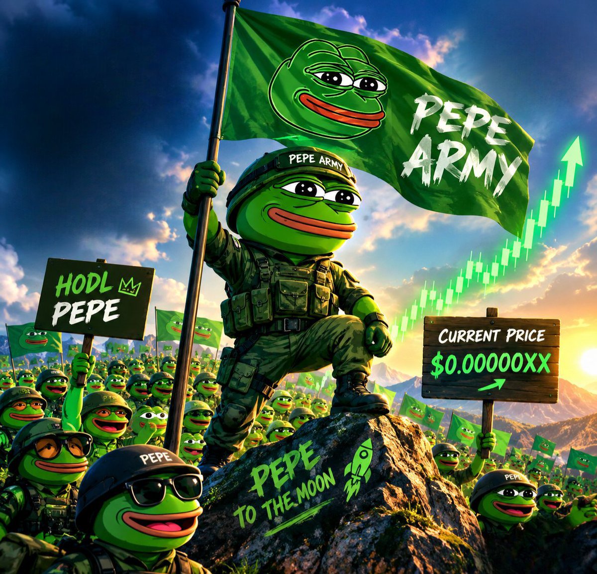 terra_army's tweet photo. $PEPE is back in the meme coin spotlight 🐸 https://t.co/tsoFxtc0NK