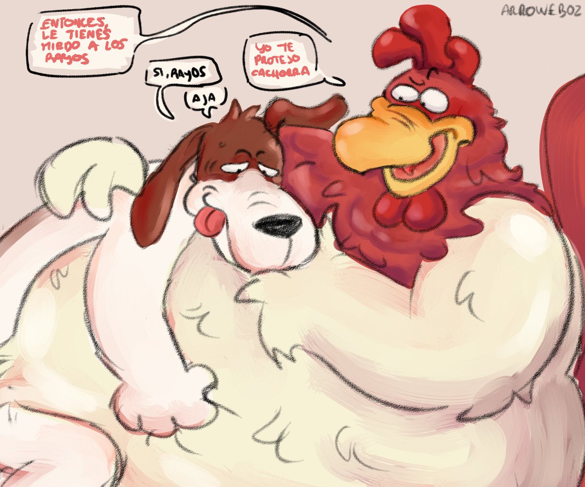 arroweboz's tweet photo. Le quiere comer todo el buche el Benja 👀👀

Probablemente no suba tantos dibujitos, se viene una semana horrible de estudio 🤢🤢

#foghornleghorn #barnyarddawg #PERROBENJA https://t.co/AITAvJHDw0