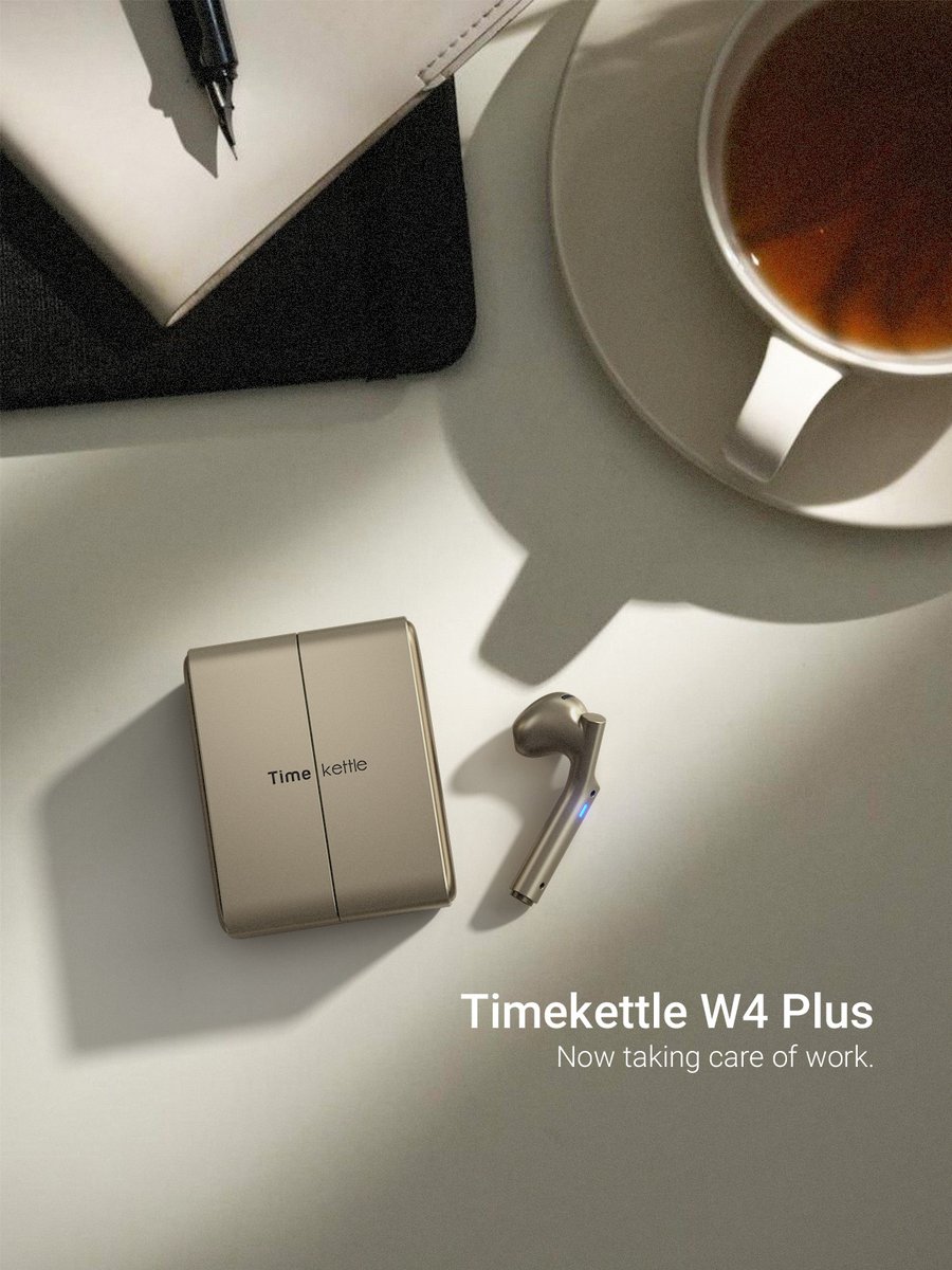 TimekettleTech's tweet photo. From your workday to everyday life.

Meet the Timekettle W4 Plus:
• Specialized AI translation for complex context & industry terms
• Up to 18 hours total battery for long commutes and busy days

Speak freely. Stay in the moment. 🎧✨

#Timekettle #W4Plus #AITranslation #Innovation #WearableTech