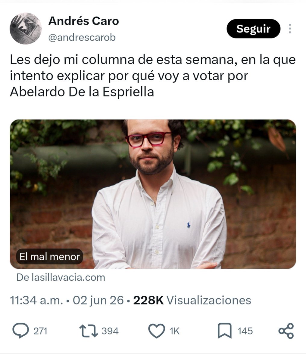 lacoboschica's tweet photo. 🤣🤣🤣🤣🤣que tal que no fuera el mal menor. El metro y medio es tan idiota como sus electores. Pa'la muestra este botón https://t.co/nUnH27X9uK