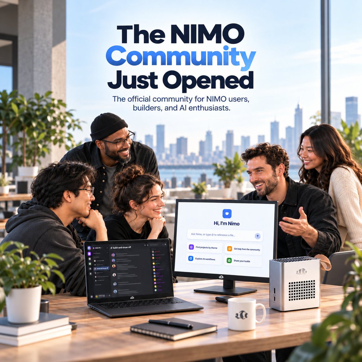 Nimo_PC's tweet photo. Where do NIMO users actually talk to each other? We opened one — setups, quick questions, polls, first look at updates. Join: https://t.co/0oP2j2u1qg
#NimoPC #TechTrends https://t.co/oIrEGqex3y
