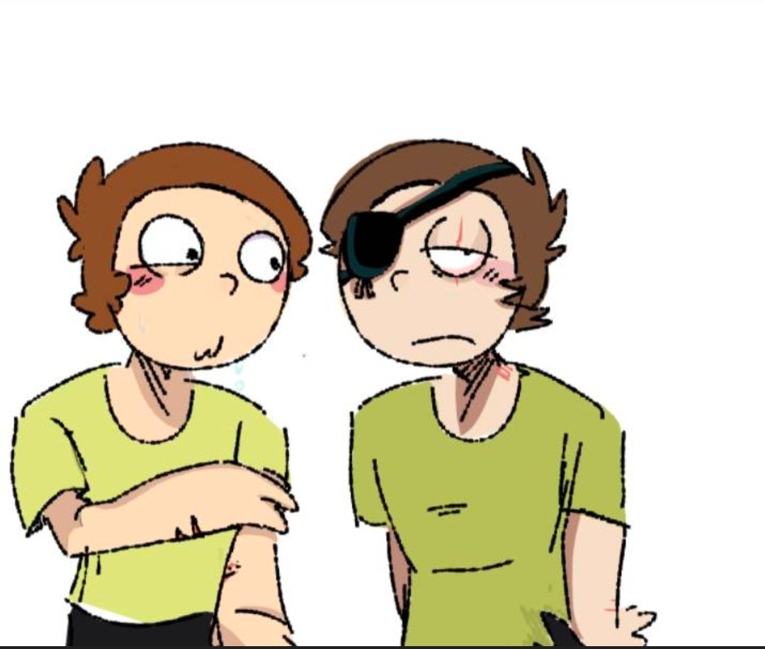 Charl1ez's tweet photo. The mortys 
Mortcest I guess
DARKSHIPPERS GET OUT DONT SEXUALIZE THEM GO EAT SHIT https://t.co/wi6FNX9N3Y
