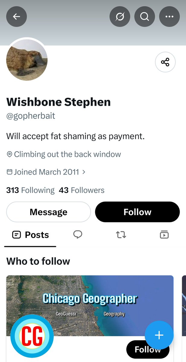 SMCADMAN's tweet photo. How many times are you planning on hopping handles here, are you manipulating platform algorithms gopherbait, and if so, why, for which purposes? 

Updated handle to: @gopherbait
Follow by snowflake ID, handle hopper:
@/Ragingcommie ID: 265645510; "Ragingcommie1339"; 313 following / 43 follower (that followers ratio); Sun Mar 13 22:52:50 +0000 2011

Permalink, snowflake ID: https://t.co/pY8BtWfS6B

Do they really believe women are this stupid on here? 🤣🤣🤣  

Cuckoo. @XSecurity @elonmusk 

Great American dads, all the best dads, if you like a bunch criminal harassment stalkers, that prey upon political candidates and women and children online while stealing American's tax dollars for this. WEIRDOS. 

Stop stalking, how's that state war criminal trash? No wonder all your women are choosing bears. American women! Plenty of great Canadian men. Come here, leave these freaks in the meth lab 🙄🤣