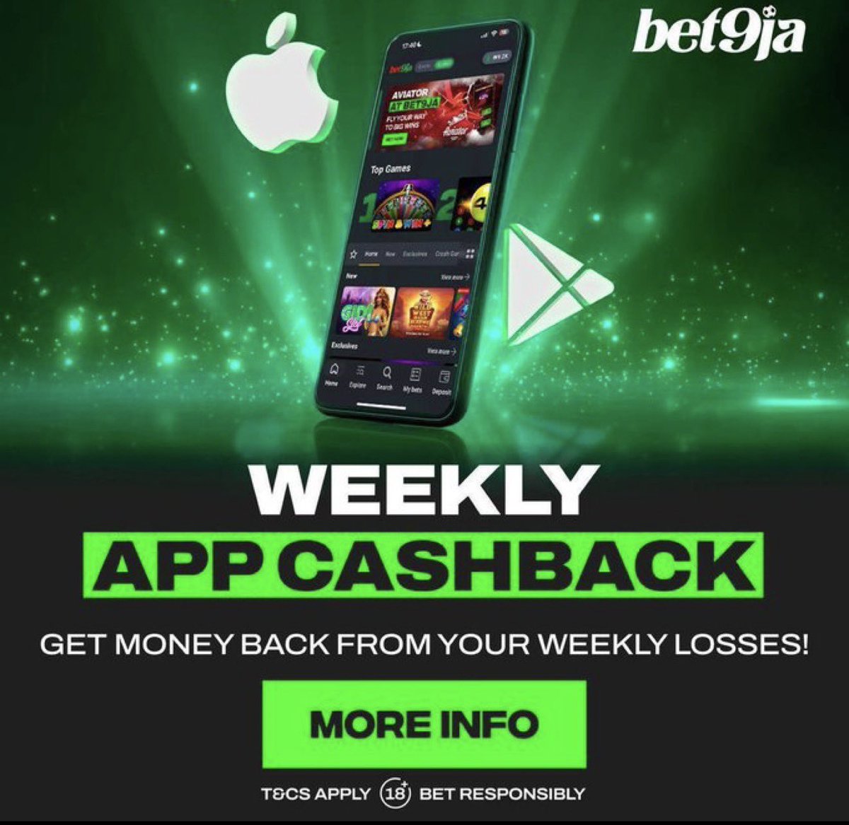 MrBeeSZN10's tweet photo. 💚 DRAWS ON @Bet9jaOfficial

CODE ⏩️ 5SH8KVZ

CODE ⏩️ 5SGY9PG

STAKE RESPONSIBLY. 🔞

#Bet9jaCode https://t.co/q5Ud7ZYIlZ