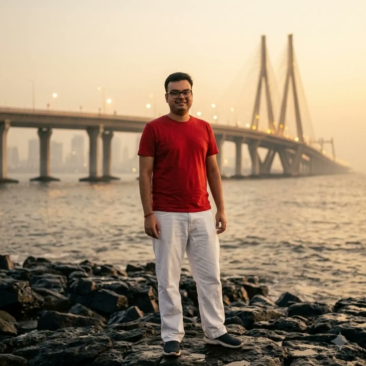 jesus1320's tweet photo. Posed behind sunset for BW Sea Link 🌉
Prepared for Gemini Ai.  🌉 https://t.co/QbhPS0nwdk