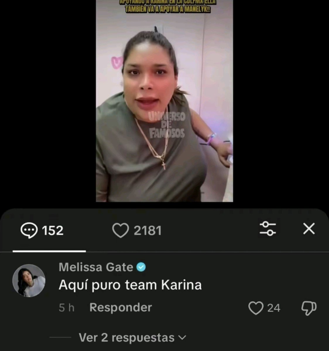 ErikaCanizaress's tweet photo. La icónica Melissa Gate de La Casa de los Famosos Colombia se declara TEAM KARINA TORRES! 🐜

#LaCasaDeLosFamososMéxico #LaCasaDeLosFamososMx https://t.co/BdsUwr5Gda