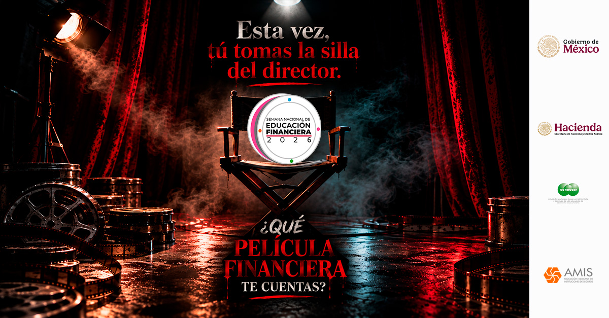 AMIS_mx's tweet photo. Cada decisión mueve la trama de tus finanzas. Próximamente tú elegirás cómo continúa la historia cuando la protección del seguro entra a escena.
#AMIS #SNEF2026 #SaludFinanciera #EducaciónFinanciera https://t.co/OPReree0f1