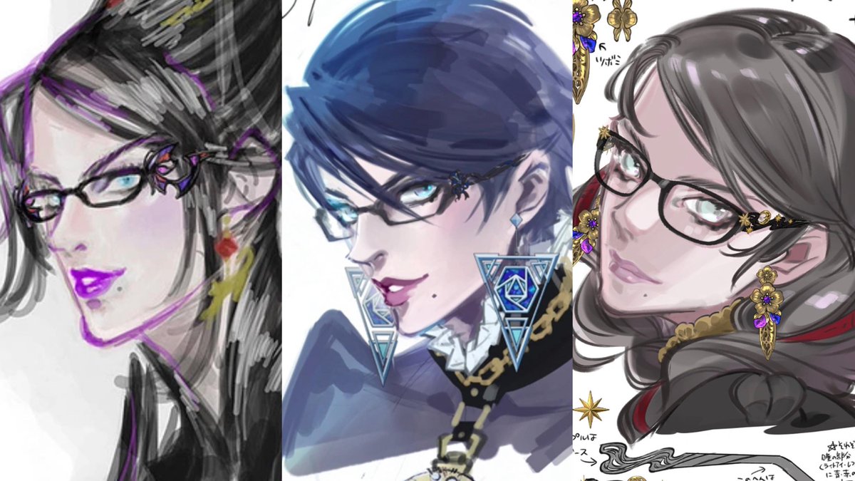 atuhru's tweet photo. sou platonicamente apaixonado por todos os designs da Bayonetta https://t.co/Ffuky5y0Y5