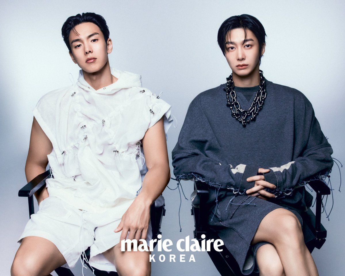 marieclairekr's tweet photo. #제작협찬 이번 시즌 #컨셉코리아 의 앰버서더, #셔누 와 #형원 이 파리로 향합니다. 파리에서의 여정을 앞둔 두 사람의 프롤로그를 공개합니다.🖐🏻 

#conceptkorea #kocca #bonbom #Asparagus #hyungwon https://t.co/ww90Y4RrIA