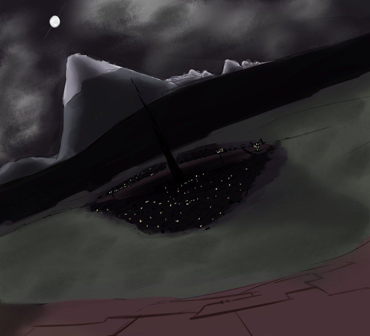 ProxyPoggers's tweet photo. Though the Void-Singers have turned away from the formless god, very few willingly talk about their homeland, leaving the Abyssal crater, it's hellspire, and the surrounding city a mystery. The depth of the abyss is unknown, as is what lies beneath the endless trenches. https://t.co/yga8Ovo42z