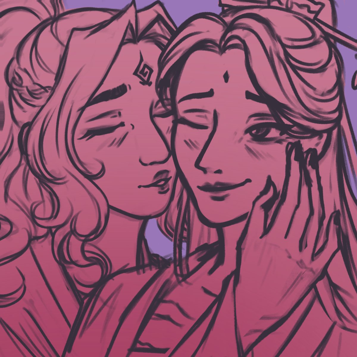 Pachischamber's tweet photo. quick fem bingqiu to end the night 💤💤

#bingqiu
#svsss https://t.co/b12kfA32CR