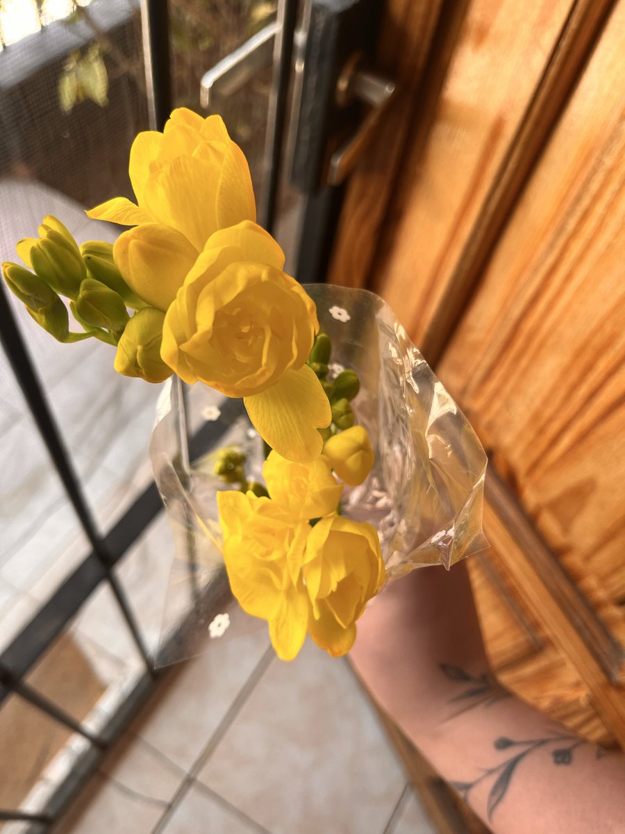 moreG107's tweet photo. Las flores en cualquier forma, de distintas personas no importa de quien,  ni con qué intención, pero me alegra el día son flores y regalarle flores a alguien es algo especial y espero que esto nunca cambie https://t.co/uAFrHI8gvi