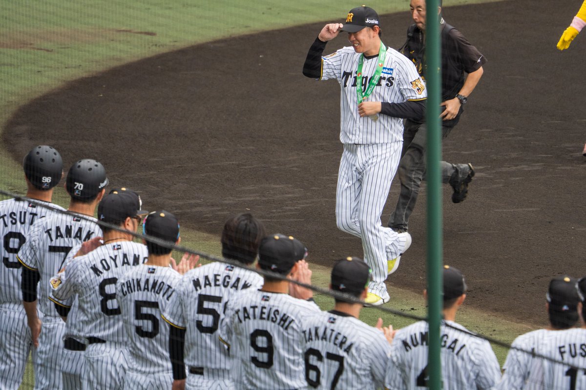 GO_FOR_IT_0123's tweet photo. 1500奪三振おめでとう🎉
#西勇輝 https://t.co/JXxUJQssgF