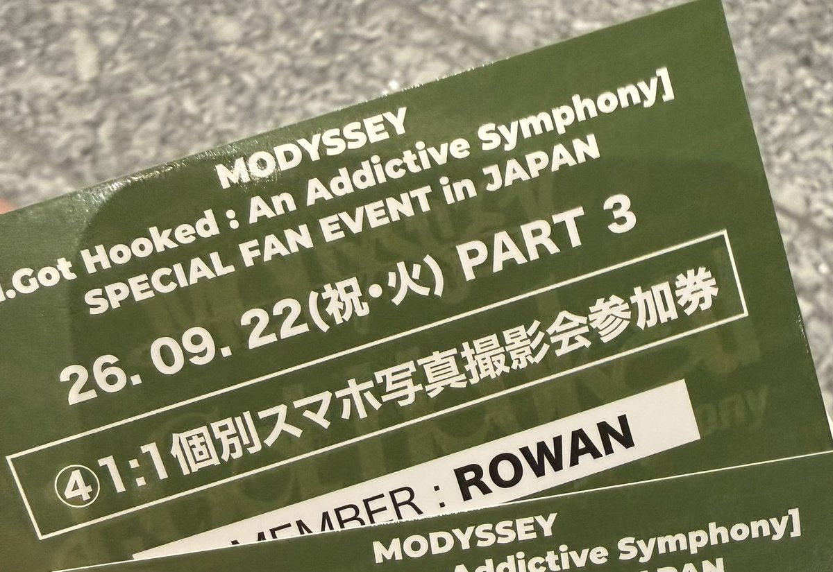 ZLing241's tweet photo. MODYSSEY リリイベ 交換

譲: ロワン
求: ジョーイー https://t.co/E7YhiSYiko