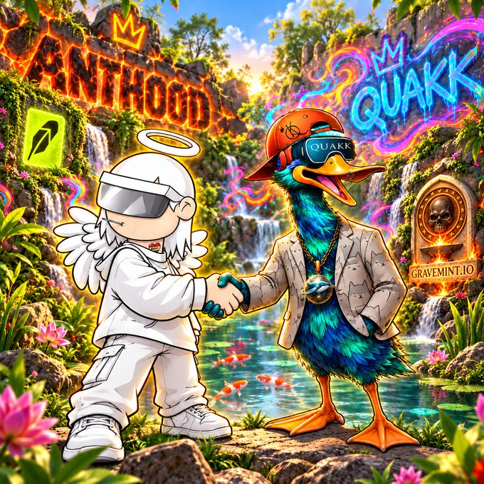 quakklife's tweet photo. 🚨 AntHood WL GIVEAWAY 

We’ve got WL spots to give away for the upcoming @KingAnt mint on @RobinhoodCrypto 🔥

Minting soon on @gravemint 🪦
Want one? 👇

❤️ Like this post
🔁 Quote Repost
👥 Tag 2–3 people
🦆 Join the Quakk Discord — link in bio

Make sure you’re in Discord when we announce the winners!

🔎 Check out King Ant’s website for more details

Good luck! 🍀