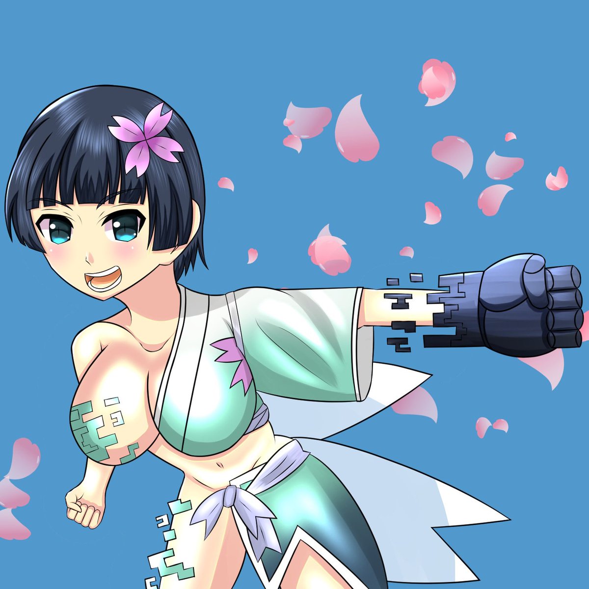 Rlim_ice's tweet photo. #閃乱カグラ 
15周年おめでとう！！今後も舞い忍べられますよう心より応援致します！！

シノビと81は不滅なり！！ https://t.co/hNvb1wG36d