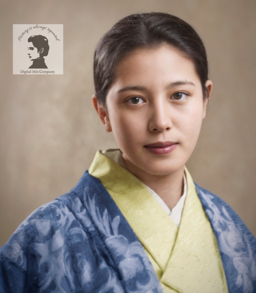 DigitalMixComp's tweet photo. 大正生まれのお千代さん【敬老の日・彼岸】
①写真館で撮影
②勤め先の旅館の中庭で https://t.co/QkNxwDVzFY