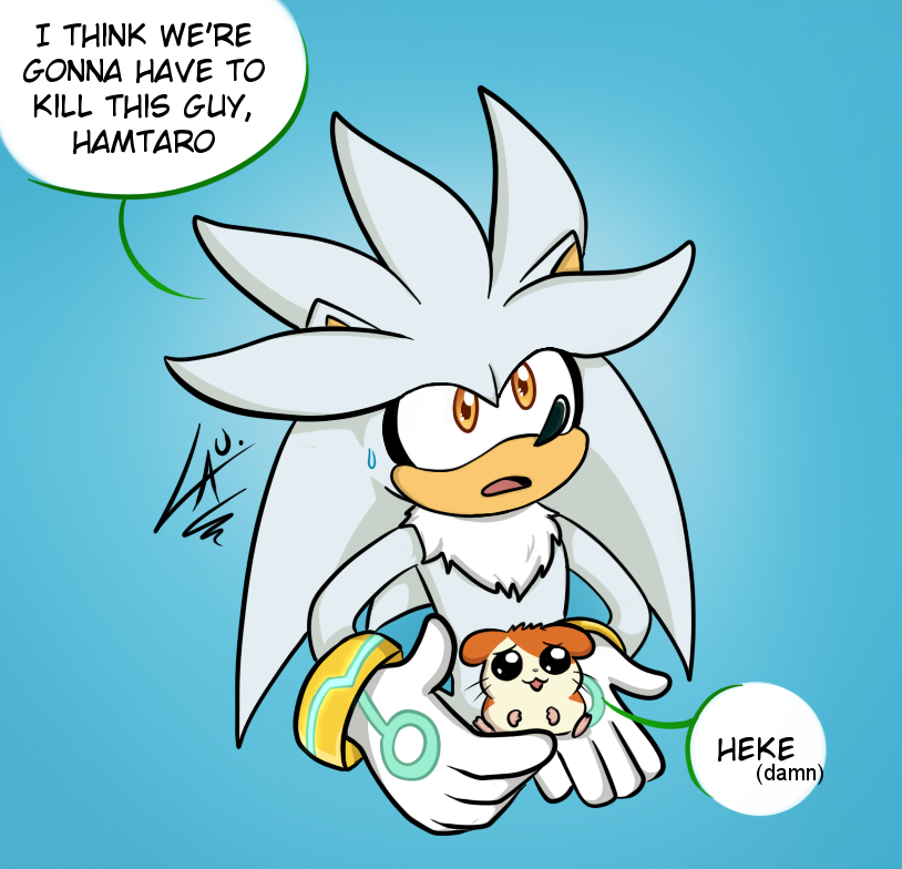 kuki4982's tweet photo. Never too late for this meme xP and for drawing two characters I adore together :3
#SilverTheHedgehog #Silver #Hamtaro #SonicTheHedgehog #Fanart #MyArt https://t.co/aqVCPbRerQ