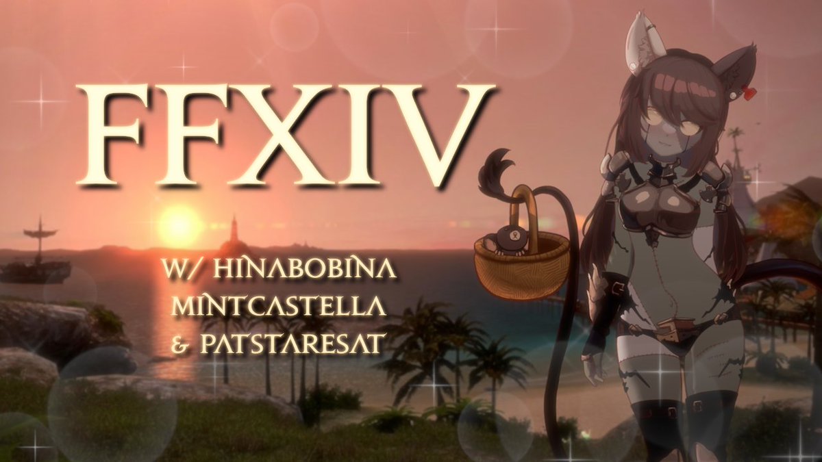 ectoplasmrat's tweet photo. FFXIV TIME (ON MY FRIENDS CHANNELS BELOW) https://t.co/R7ZiofV0wL