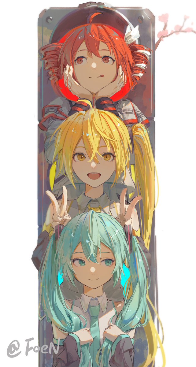 FoeN_06's tweet photo. 🚦🚦🚦
#miku #teto #neru https://t.co/inl1uRQW5b