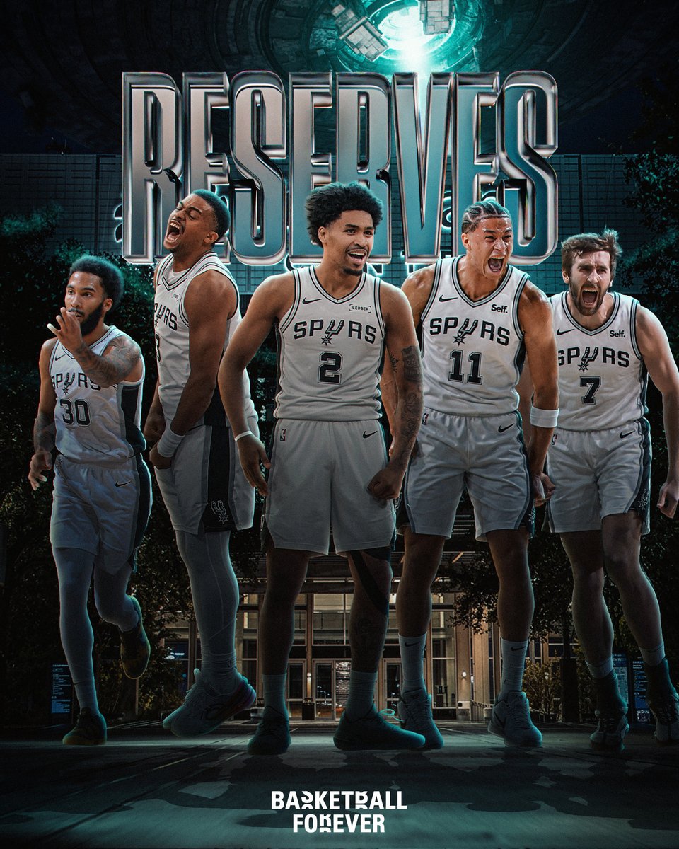 bballforever_'s tweet photo. The Spurs squad for 2026-27 is DEEP 🧳

Starters:
🔹De’Aaron Fox
🔹Stephon Catle
🔹Devin Vassell
🔹Tobias Harris
🔹Victor Wembanyama

Reserves:
🔹Dylan Harper
🔹Keldon Johnson
🔹Carter Bryant
🔹Julian Champagnie
🔹Luke Kornet

Can San Antonio go all the way this season? https://t.co/gjhg9B0ojz