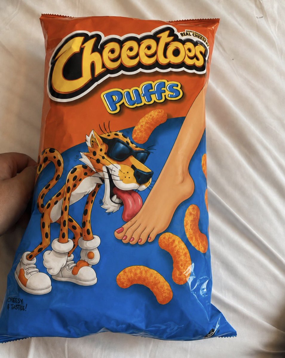 FeetFinder's tweet photo. @Cheetos_Mx where can I get this flavor? https://t.co/0wx2MaQbEb
