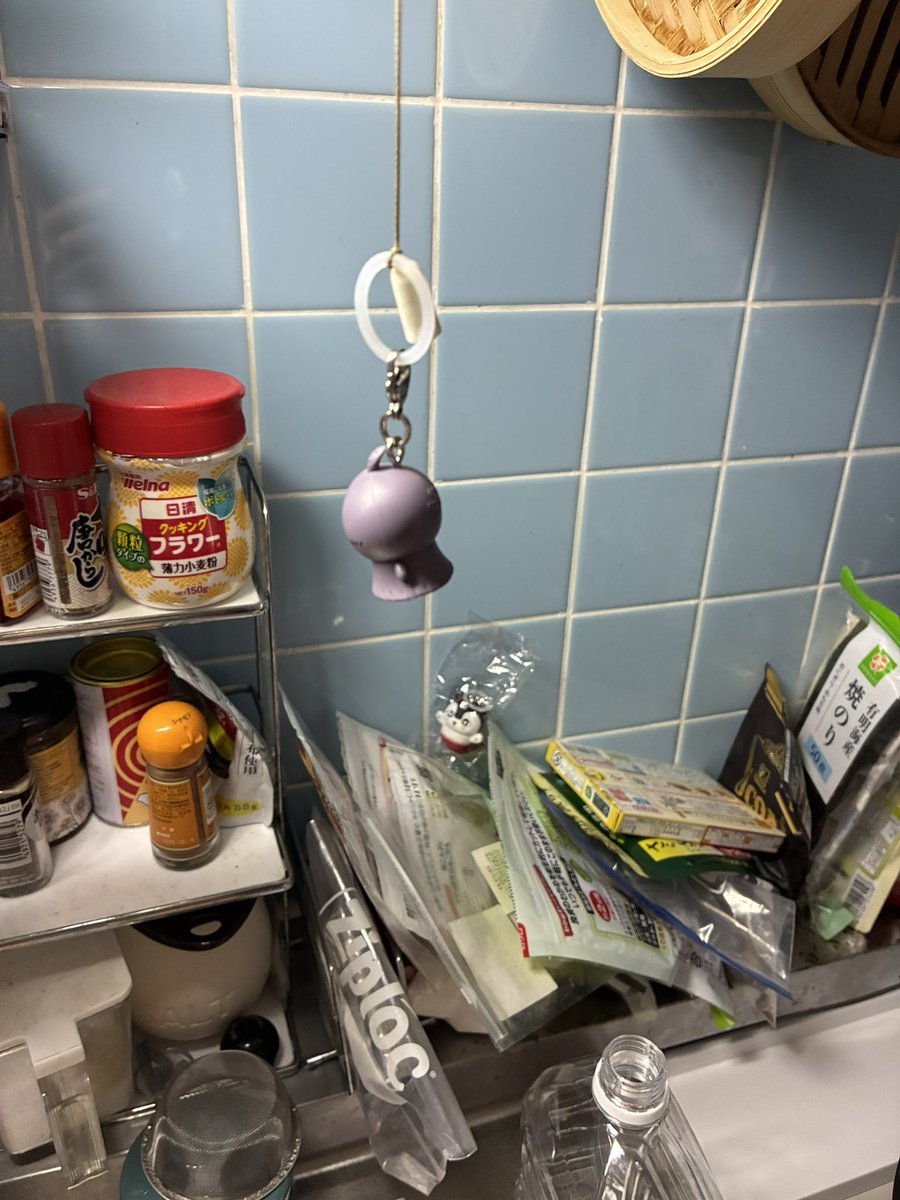 moraka0715's tweet photo. 友人にもらったちいかわ特典のヒトハを電気の紐につるらしたら、なんか暗いとこに閉じ込めてる気分になった
#ちいかわ　#セイレーン #ヒトハ https://t.co/WRlD4xhzvK