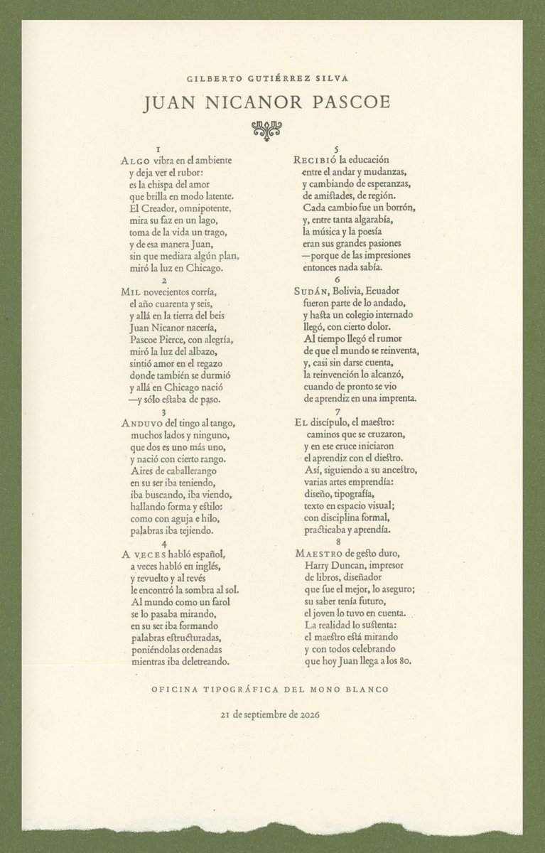 isabelgporrua's tweet photo. Feliz cumpleaños @juanpascoe, que las palabras y las bellas letras sigan brillando en tu vida. https://t.co/j7aebN7wJc