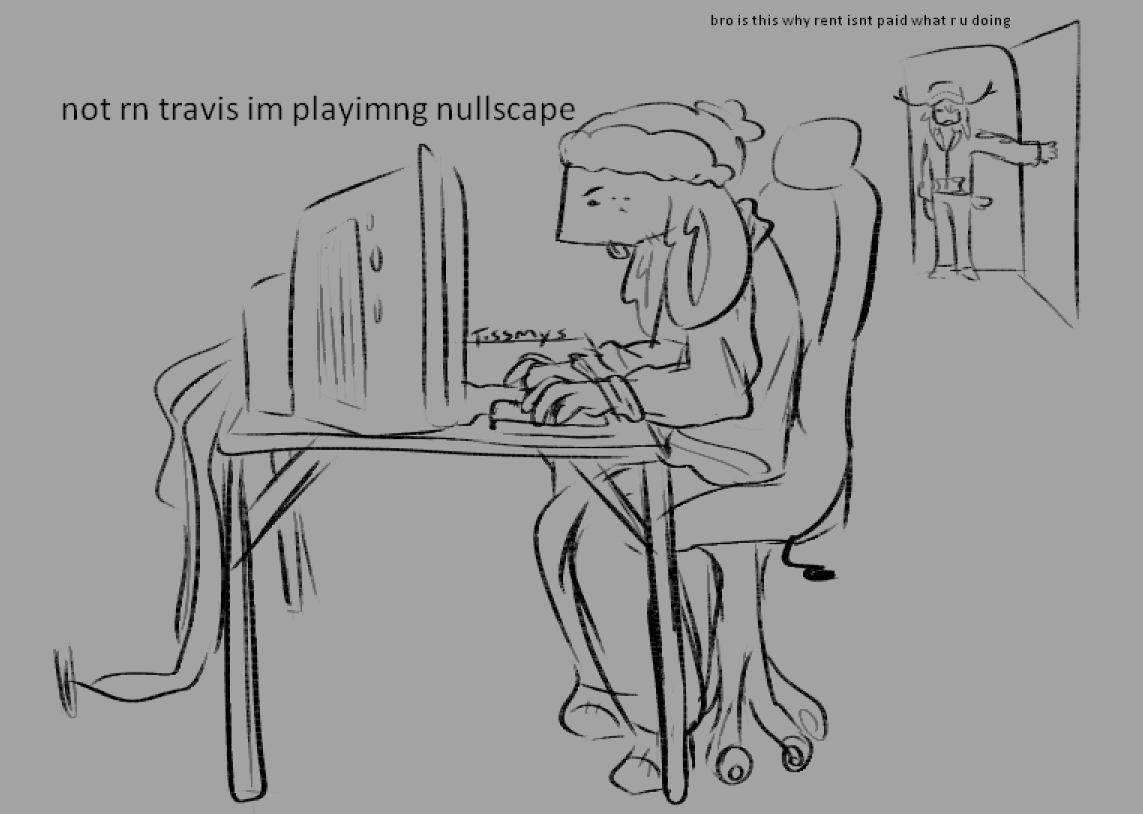 tissmys's tweet photo. Never ask an artist why they havent been drawing
#tmirb #themoonirotbehind #travin #devtrav https://t.co/vJ1zPE3BSb