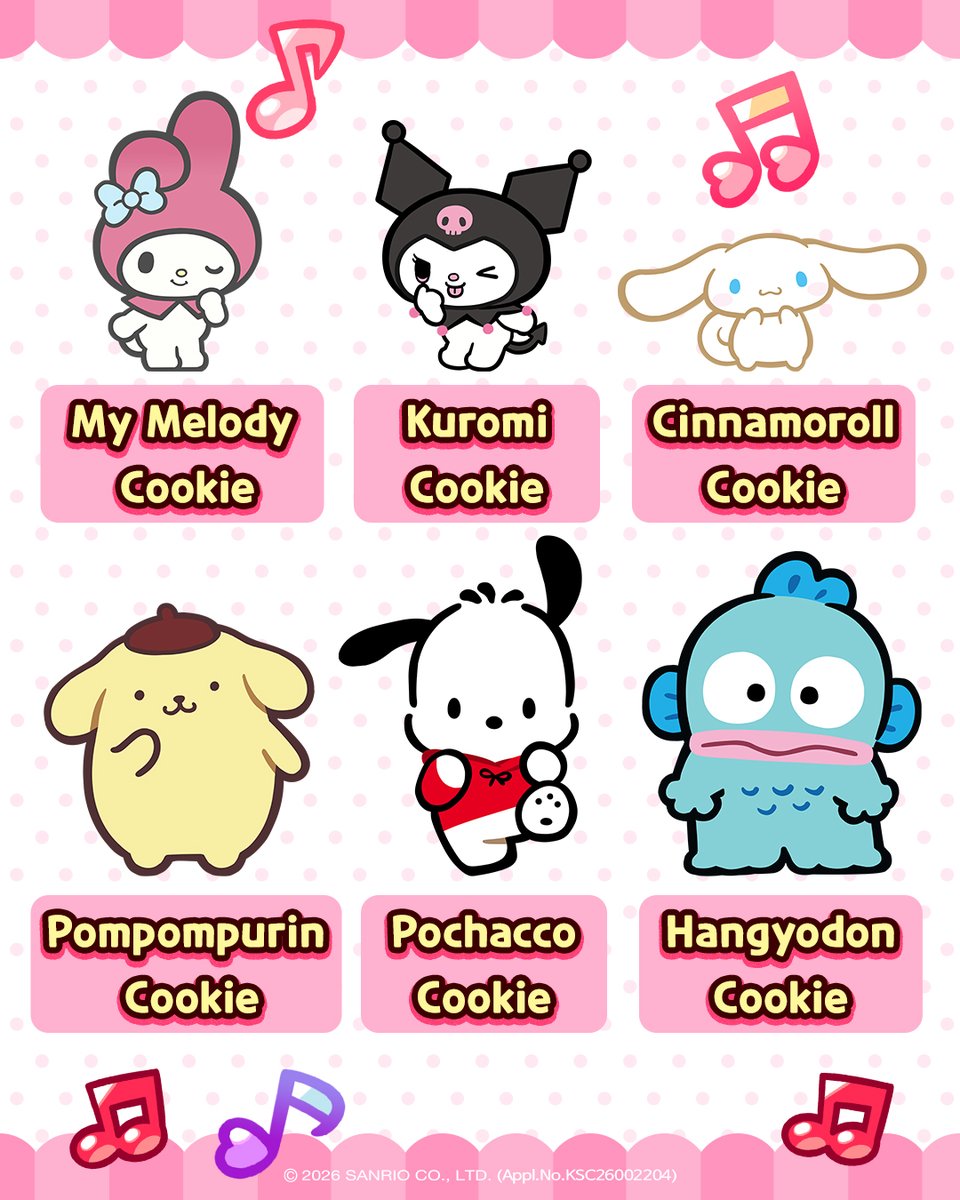 CookieRunOBEN's tweet photo. A sweet collab between CookieRun: OvenBreak x Sanrio characters! ✨

Meet the adorable Sanrio characters in CookieRun: OvenBreak today! 🩷🍪

#CookieRun #OvenBreak #Sanriocharacters #collab https://t.co/9tc3N0jA8t