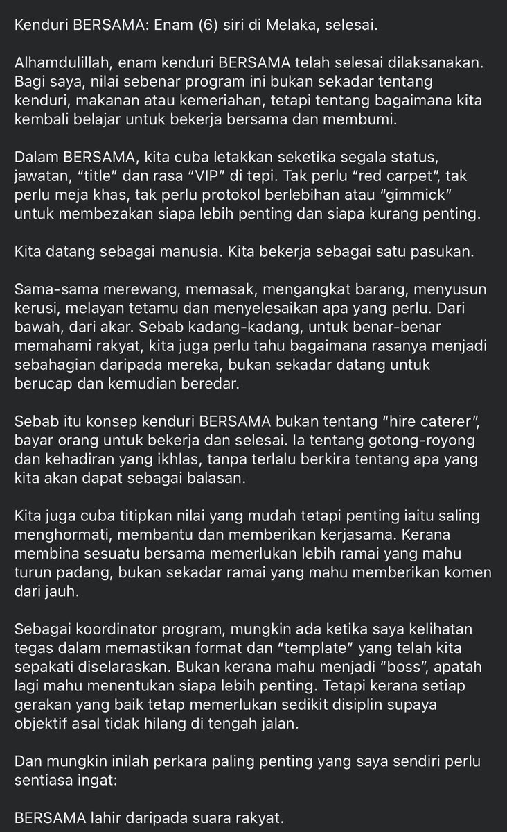 wan_zue's tweet photo. Tulisan acik warden Kenduri BERSAMA 🫰🏻 https://t.co/NkJbOdYmcL