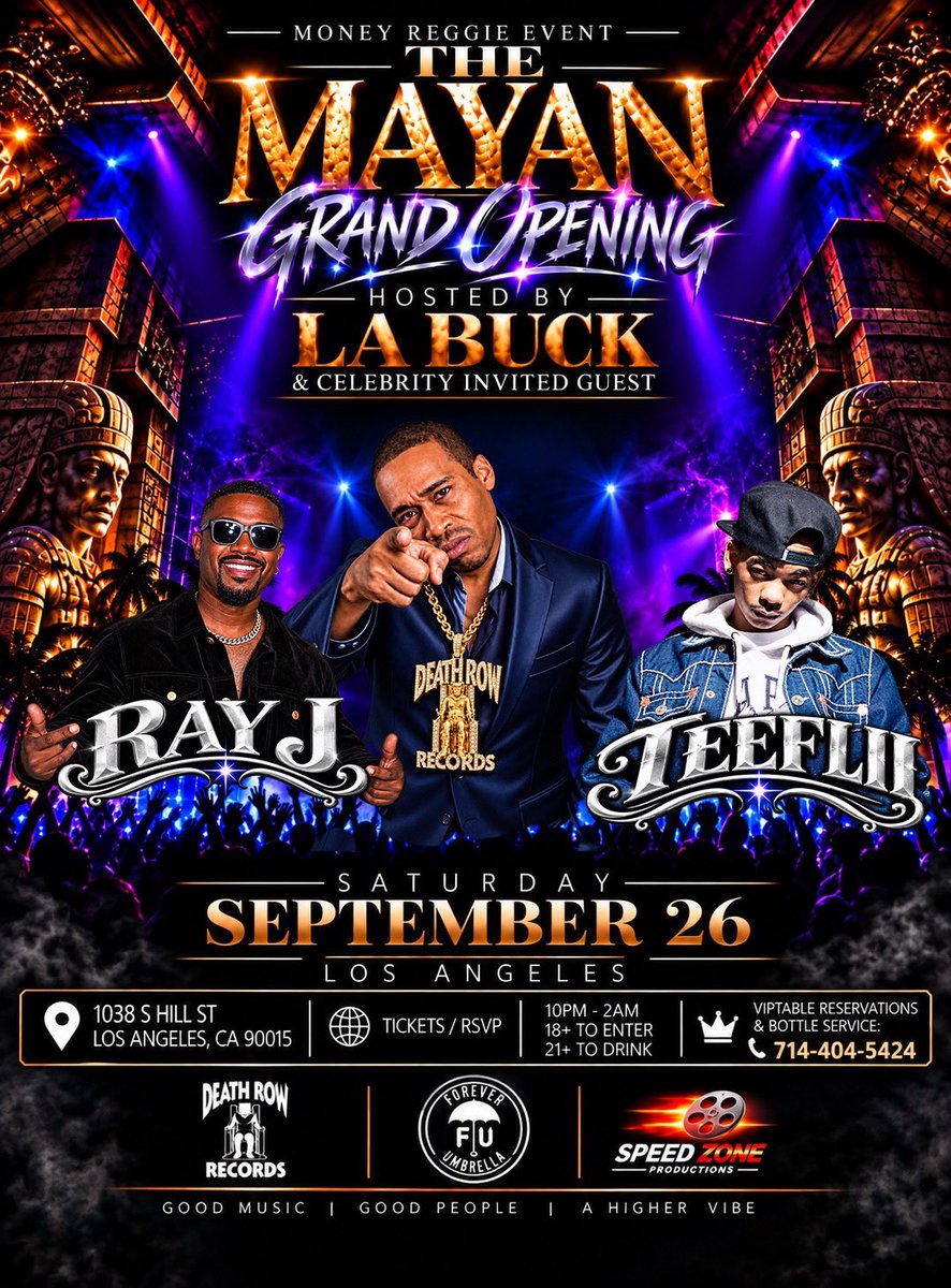 alcelebritynews's tweet photo. #rayj #labuck 
#teeflii 
#tmz
#dtla
#hollywood https://t.co/GlR7FTKvN1