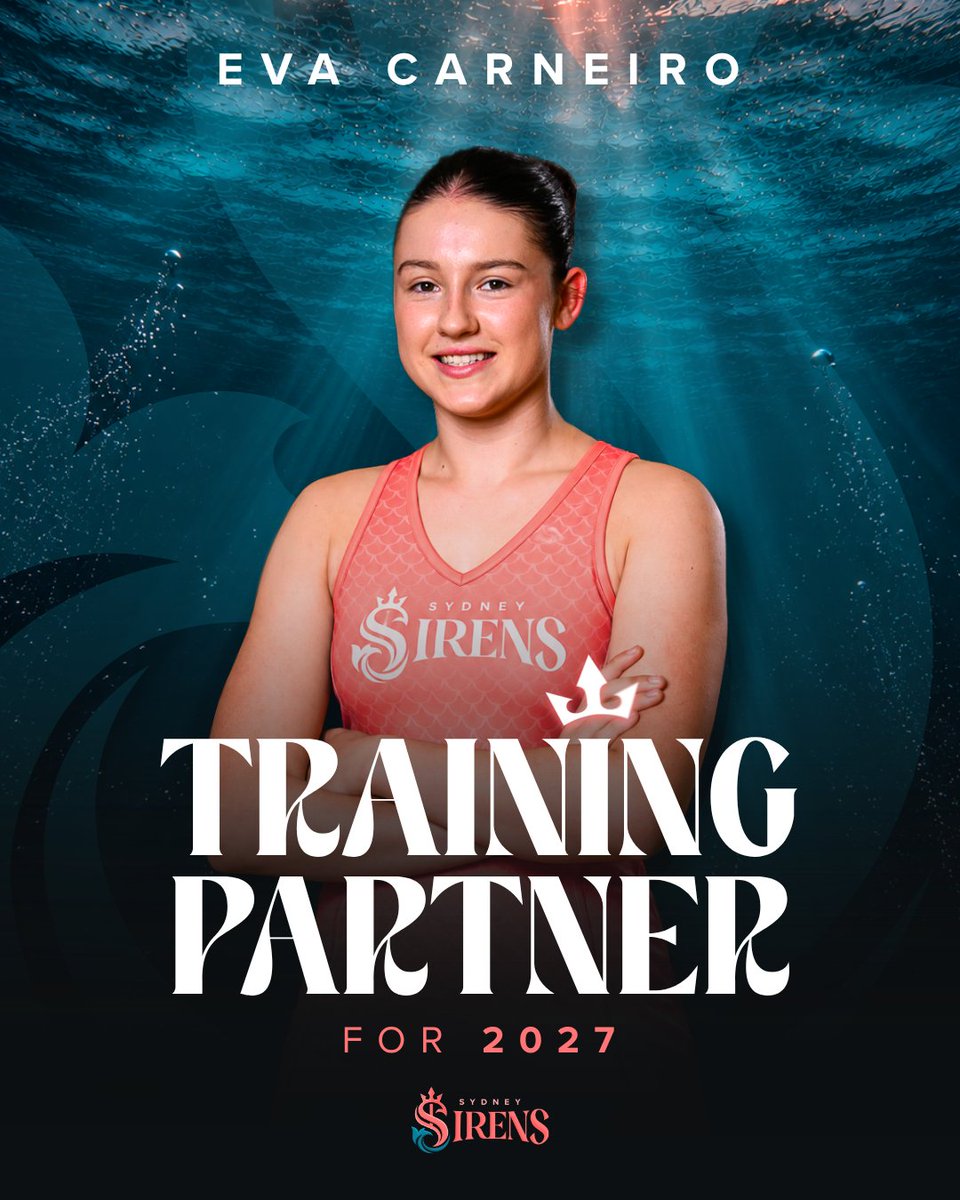 SydneySirensNet's tweet photo. Making waves and just getting started 🧜‍♀️

Eva Carneiro is back as a Training Partner for 2027!

📰 https://t.co/zdC0vWE6pZ https://t.co/c2dcIBfqXu