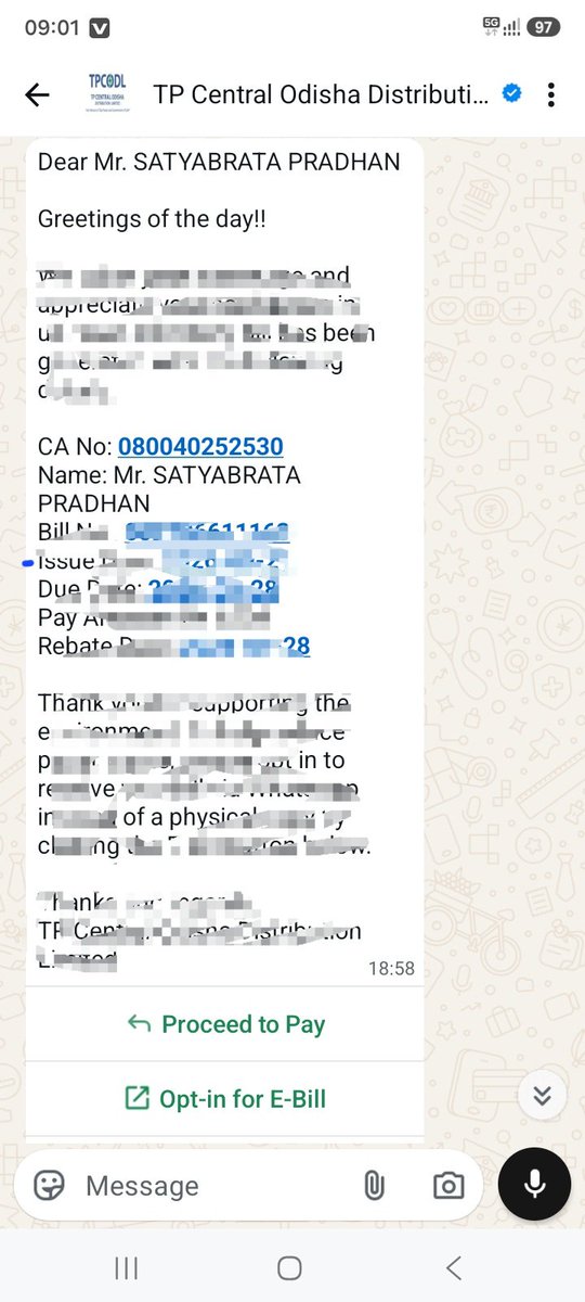 subratpradhan71's tweet photo. @TPCentralOdisha @tatapower_ddl @TataPower we are the villagers of Baku,kanas,puri. We are under Nirakarpur Sub division.sir we are very disappointing with current supply. Continuously power cut off in our region. We requesting you serve the good facility to us and please help us https://t.co/dOdL9UjIip