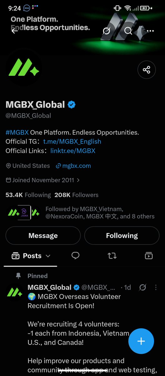 PumpDecoder's tweet photo. @MGBX_Global Thanks for giving us such a great opportunity 🤩

UID: 1064654 https://t.co/NEnEOYJJVw