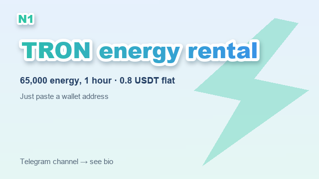 Zenobiaqphyi's tweet photo. Needing to send now, but having to go buy TRX first.

The fix: rent 65,000 energy for 0.8 USDT flat and skip the TRX burn.
Pay only when you need it

Channel link in bio
#savefees #TRONchain https://t.co/in1BRblca5