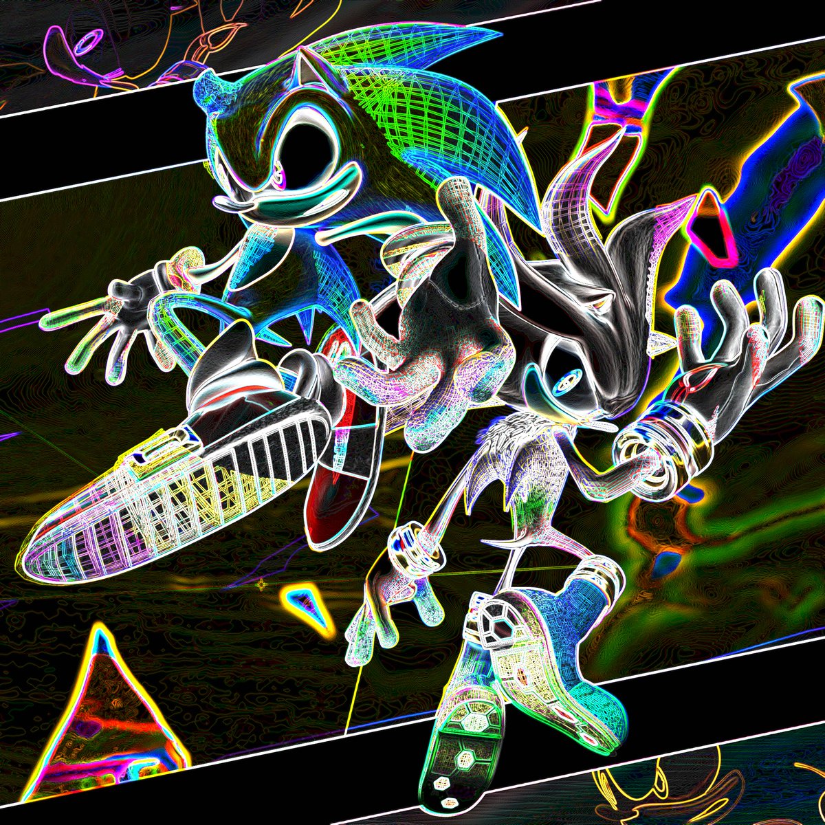 FatherRat2's tweet photo. Kickin' ass fast, puttin' on a show

#SonicTheHedghehog 
Sonic and Silver models both by @dokatzo https://t.co/dUsd0wsW6i